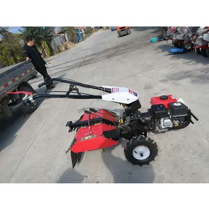 Black Walking Back Handlebar Adjustable Heavy Duty 3.6kw Mini Kultivator 6.5hp Motocultor Rotavator Products For Sale