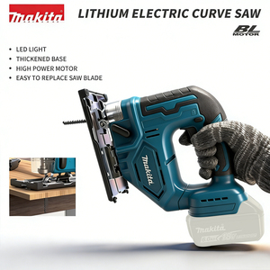 เครื่องมือไฟฟ้าแบบมือถือระดับมืออาชีพ แรงสั่นสะเทือนต่ำ พร้อมด้ามจับตามหลั<span class=keywords><strong>ก</strong></span>สรีรศาสตร์เพื่อการใช้งานเป็นเวลานาน เหมาะสำหรับงานตัดไม้ เลื่อย<span class=keywords><strong>จิ๊</strong></span><span class=keywords><strong>ก</strong></span><span class=keywords><strong>ซอ</strong></span><span class=keywords><strong>ว์</strong></span>ไฟฟ้า <span class=keywords><strong>Makita</strong></span> DJV182 - Product Image 3