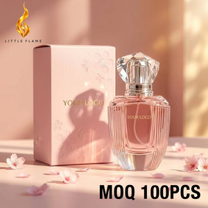 Profumo Floreale al Sakura a Lunga Durata <span class=keywords><strong>per</strong></span> Donne, Etichetta Privata LF, Bottiglia in Vetro Scanalato, Logo Personalizzato, Tappo in Cristallo, Produzione OEM ODM - Product Image 1