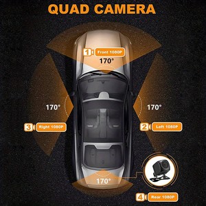 <span class=keywords><strong>Dashcam</strong></span> de <span class=keywords><strong>voiture</strong></span> à 4 objectifs 3 pouces écran IPS <span class=keywords><strong>360</strong></span> caméra pour <span class=keywords><strong>voiture</strong></span> boîte noire enregistrement vidéo intelligent moniteur de stationnement caméra <span class=keywords><strong>voiture</strong></span> <span class=keywords><strong>360</strong></span> enregistreur - Product Image 4