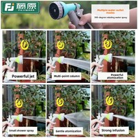 Enrouleur de tuyau rétractable automatique résistant à la corrosion 30m Modèle FUJ-W03S30 Arrosage domestique des plantes, des jardins et des pelouses