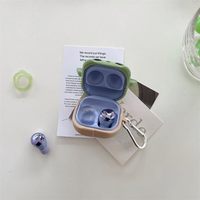 Étui de protection en silicone caoutchouc pour écouteurs avec design extraterrestre de dessin animé 3D personnalisé pour Samsung Galaxy Buds 2 Pro Live FE