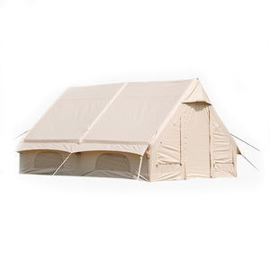 Tenda da <span class=keywords><strong>Campeggio</strong></span> Gonfiabile Oxford a Due Camere per 2 Persone, Montaggio Rapido, Glamping Estivo con Impermeabilità 1500-2000mm - Product Image 2