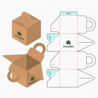 Boîtes en papier personnalisées imprimées en couleur avec motif de dessin animé fraise et banane pour les collations, bonbons et emballages cadeaux pour enfants, MOQ