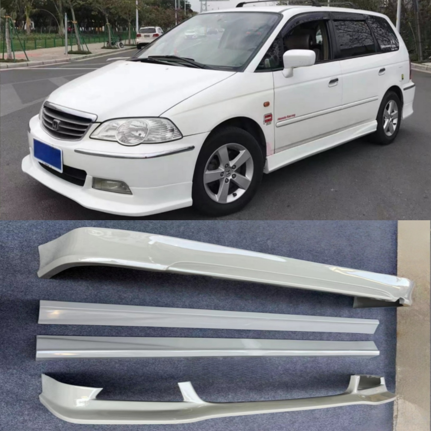 Jeu Complet De Panneaux De Carrosserie En Plastique Blanc Pour Honda Vision 2021-2024 - Neuf