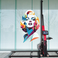 Impresora de pared UV profesional MK01, sistema inteligente Servo Modular, cabezal de impresión DX7, tinta blanca, agitación automática, nueva impresora de etiquetas de 1 año