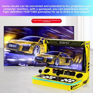 Consola de Juegos Retro <span class=keywords><strong>Pandora</strong></span> de 21 Pulgadas, Centro de Juegos 2D para el Hogar, Todo en Uno, Arcade de Escritorio para Dos Jugadores, Funciona con Monedas - Product Image 3