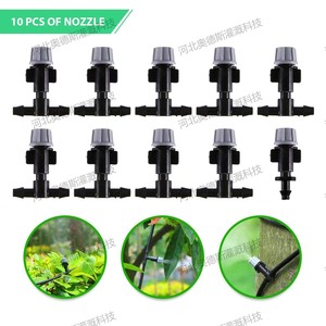 Arroseur réglable 7-Gray Fog 1 Micro Spray PVC Noir pour irrigation basse pression en serre et parterres de fleurs - Product Image 3