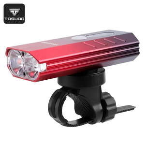 TOSUOD Forte LED Lumière Vélo Phare USB Charge Nuit Équitation Lampe De Poche Étanche À La Pluie VTT Équipement - Product Image 6