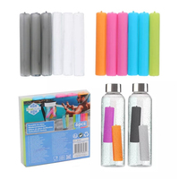 6PC Bâtons de Glace Réutilisables Cube Bouteille En Plastique Boissons Congélation Eau Jus Garder La Boisson Fraîche Congélation Rapide En Plastique Glaçons Réutilisables