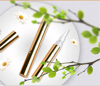 2ml 4ml 5ml gravure or cosmétique Twist emballage maquillage vide soins des ongles lèvres Gloss conteneurs Tube cuticule huile stylo avec brosse