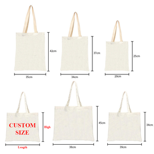 Bolsas de Compras Personalizadas al por Mayor, Bolsa de Tela de Lona, Bolsa de Mano de Algodón, Bolsas de Compras Reutilizables Personalizables con Logotipo Impreso - Product Image 4