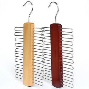 Massivholz-Krawattenhalter, einstufiger Krawatten- und Kleinartikelständer, Schal- und Gürtelhalter zur Kleiderorganisation - Product Image 1