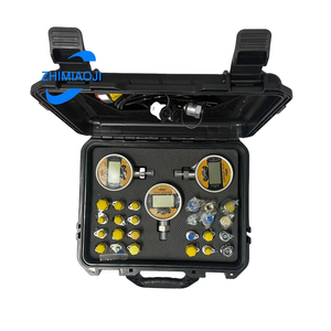 CJSHPSS Escavadeira 3 Gauge Pressão Hidráulica Tester Kit Inclui Tee Connector Set Tee Connector Peças de maquinaria de construção - Product Image 1