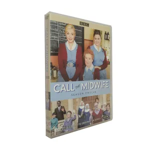 Call the Midwife Season 12 Latest DVD Movies 3 Discs Factory Wholesale DVD Movies TV Series Cartoon CD Blue ray Free Shipping