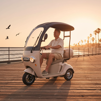 Vélo électrique à trois roues Holladay à batterie longue durée, carrosserie ouverte, tricycle électrique OEM pour le transport et les passagers