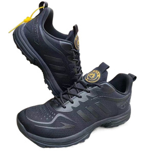 Zapatos de Senderismo Negros de Tacón Bajo, Transpirables, Antideslizantes, Unisex, para Jóvenes, Resistentes al Desgaste, con Suela Suave, para Entrenamiento y Running - Product Image 5