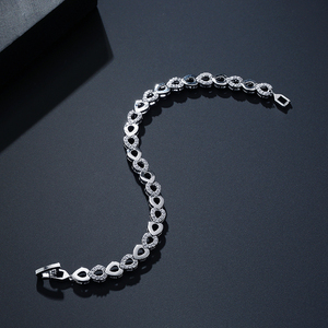 RAKOL BP2022 Tennis Chain <b>Bracelet</b> Sterling Silver <b>Bracelet</b> - Product Image 5