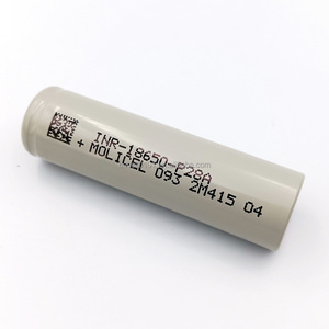 100% Molicel 2800mAh <span class=keywords><strong>INR18650</strong></span> <span class=keywords><strong>P28A</strong></span> 3.6V 800 Cycles Courant de décharge 35A pour outils électriques et trottinettes - Product Image 1