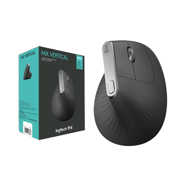 MX Vertical Mouse Wireless 2.4GHz Three-mode Ergonomics Right-hand Design 4000DPI Multifunctional Office USB Mouse