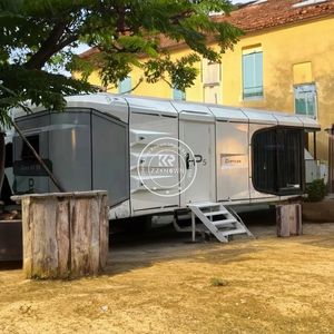 Maison préfabriquée mobile 2025, capsule spatiale, maison miniature bon marché, cabane, boîte sur roues, prix - Product Image 3