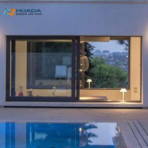 Puertas Panorámicas Grandes de Aluminio, Puertas Elevables y Corredizas, Puertas Corredizas de Vidrio Templado con Triple Acristalamiento para Viviendas - Product Image 6