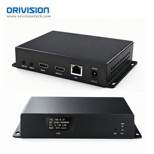 Encodeur vidéo HDMI professionnel ORIVISION H.265 avec écran OLED, sortie HDMI en boucle, faible latence SRT, pour diffusion en direct d'événements sportifs et religieux, <span class=keywords><strong>IPTV</strong></span> - Product Image 1