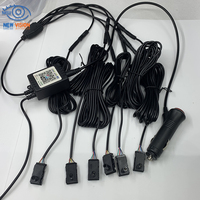 Symphony Led lumières d'ambiance de voiture rvb 4/5/6/8/9/10 bandes acryliques intérieures en une seule pièce, Guide fluide Fiber optique