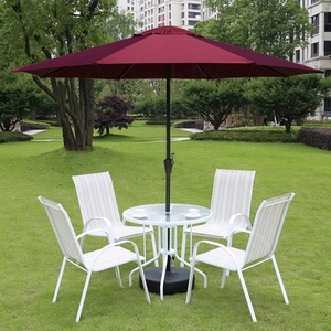 Hot Sale Modern Convertible Aluminum Outdoor Dining Furniture Set Light Weight Garden <b>Chair</b> <b>Table</b> Home Hotel Apartment - Product Image 6