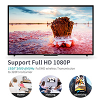 Extensor inalámbrico HDMI de 100m con Loop IR, Kit de transmisor y receptor inalámbrico HDMI Full HD de m para sala de conferencias