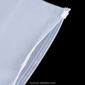 New Hot Selling Matte Transparent Pe Zipper Resealable Clothes Packaging Frosted Plastic <b>Ziplock</b> <b>Bag</b> - Product Image 3