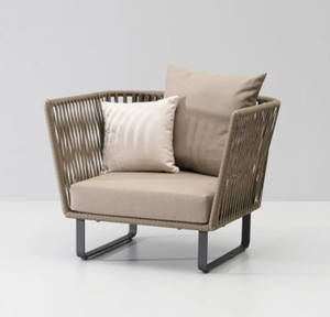 Ensemble <span class=keywords><strong>de</strong></span> canapé nordique en aluminium pour restaurant, balcon, <span class=keywords><strong>salon</strong></span>, café extérieur, hôtel - Product Image 5