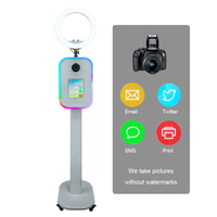 Kit de photomaton portable tout-en-un avec éclairage LED moderne, montage rapide, pour iPad, appareil photo reflex numérique