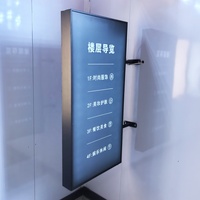 Enseigne lumineuse publicitaire extérieure étanche double face en acrylique imprimée UV personnalisée 2026 pour la vente en gros