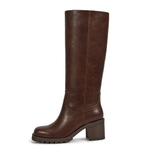 WETKISS <span class=keywords><strong>Bottes</strong></span> de motard pour femmes à talon épais personnalisées de grande taille <span class=keywords><strong>Bottes</strong></span> de motard à fermeture éclair pour filles <span class=keywords><strong>Bottes</strong></span> au genou <span class=keywords><strong>Bottes</strong></span> d'équitation pour femmes - Product Image 2