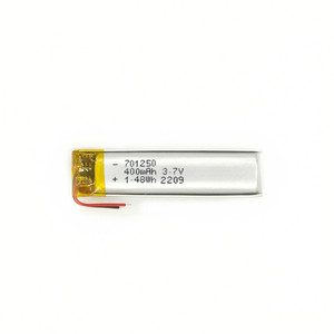 Batterie Lipo 701250 Li-polymère 3.7V 400mAh 1.48Wh Batterie lithium-ion polymère rechargeable - Product Image 1