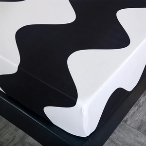 Drap-housse de qualité supérieure 100 % coton respirant toutes saisons pour adultes, usage hospitalier, ultra doux, design moderne - Product Image 4