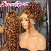 Perruques de Cheveux Humains Bruts Alignés aux Cuticules, Perruques Avant en Dentelle Sans Colle 13*6 HD, Fermeture en Dentelle, Cheveux Bouclés Raw Pixie Curl – Fournisseur de Perruques