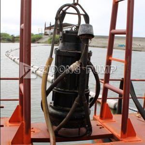 Bomba de dragado de agua de arena sumergible accionada eléctrica o hidráulica - Product Image 2