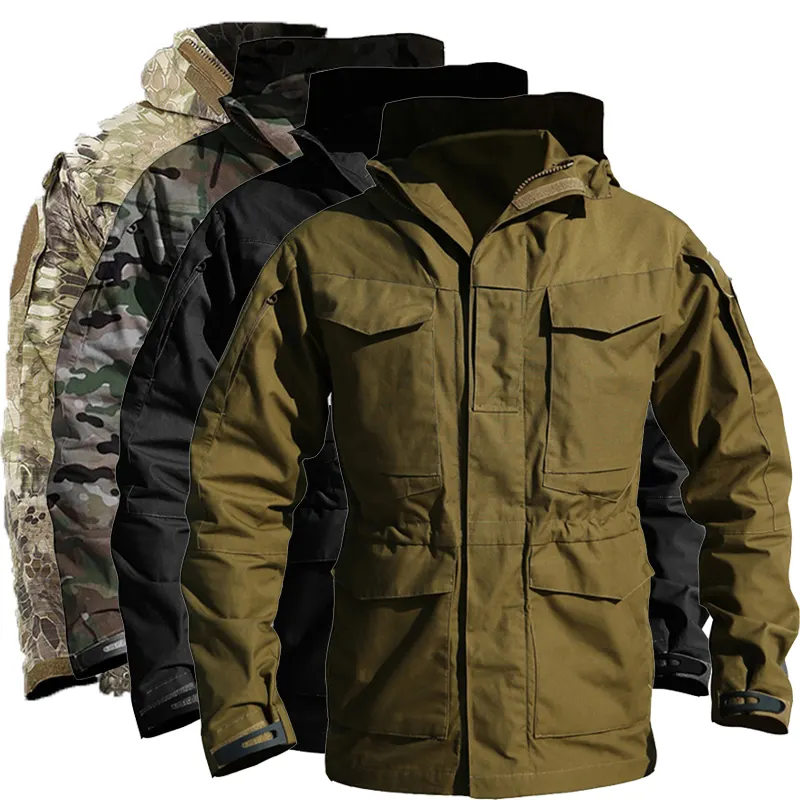 Заводская популярная тактическая зарядная куртка, Мужская полевая зарядка M65, ветровка средней длины