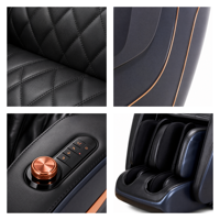 Fauteuil de massage automatique de luxe à gravité zéro, soin complet du corps, chauffage électrique intelligent, en cuir PU de haute qualité – Meilleures ventes