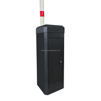 Barrière de circulation intérieure/extérieure à bras droit de 3 m avec moteur servo en alliage d'aluminium, fournie directement par l'usine