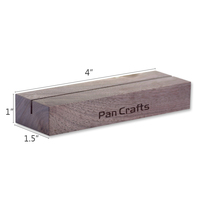 Carte de table gravée en bois avec logo personnalisé en usine présentoir de calendrier photo base en bois de noyer support en bois