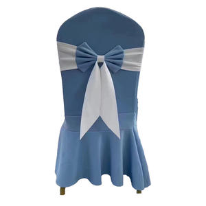 Cinturón Elástico Duradero para Silla al por Mayor, Lazo Moderno para Silla, Decoración para <span class=keywords><strong>Sillas</strong></span> de Hotel, Banquete, Boda y Eventos - Product Image 4
