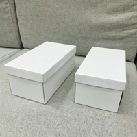 Boîtes à chaussures personnalisées écologiques, boîtes d'emballage rigides en carton pour chaussures avec logo pour la vente en gros et au détail
