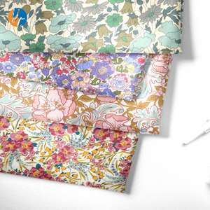 <span class=keywords><strong>เสื้อ</strong></span>เชิ้ตผ้าสไตล์ลิเบอร์ตี้สำหรับชุดเดรสลายดอกไม้สีสดใสแนวลอนดอนสนามหญ้าใหม่ - Product Image 1