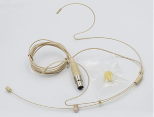 Microphone à condensateur omnidirectionnel noir beige TA4F XLR Mini pour SLX/<span class=keywords><strong>ULX</strong></span>/QLX/GLX AD4D Micro sans fil à fixation ceinture en métal - Product Image 2