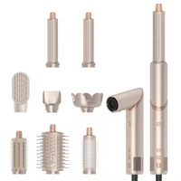 Brosse à air chaud multifonctionnelle 8 en 1, sans dommages, pour le coiffage des cheveux