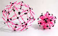 Nouvelle conception de boules de fleurs respirantes à attraper à la main, jouets intelligents pour enfants, soulagement du stress, boule extensible avec LED clignotante
