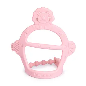 Customized Food Grand Teething Toys Soft Silicon Bracelet Teether Silicone Baby Teethers Ring